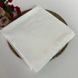Polo Craft Beyaz Medine İpeği Eşarp MEB0229