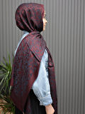 Levidor Cashmere Premium Şal Koyu Bordo LRF0311