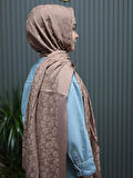 Levidor Cashmere Premium Şal Açık Kahve LRF0319