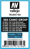 VALLEJO MODEL AIR-SEA CAMO BOYA SETİ-6 ADET 17 ML.