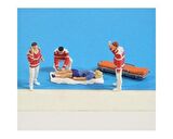 Preiser 10543 1/87 Ölçek ilkyardım yapan sağlık görevlileri Figürleri