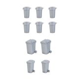 Faller 180905 1/87 Çöp Kovası ( 12 Adet ) Demonte Plastik Maketi