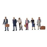 Preiser 10504 1/87 Ölçek standing passengers Figürleri