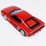 KKscale 180501 1/18 Ölçek 1984 Ferrari Testarossa Monospeccio, Kırmızı, Sergilemeye Hazır Metal Araba Modeli