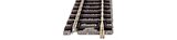 PIKO A-track w roadbed, Transition track to Fleischmann** profile
