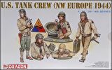 Dragon 6054 1/35 Ölçek ABD Tank Mürettebatı (Nw Europe 1944) Asker Figürleri Plastik Model Kiti