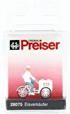 Preiser 28075 1/87 Ölçek Arabalı Seyyar Satıcı Figürü