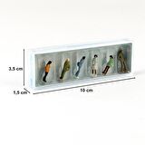 Preiser 14005 1/87 Ölçek Genç Yolcu Figürleri