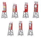 Faller 180946 1/87 Slot Makinaları ( 7 Adet ) Demonte Plastik Maketi