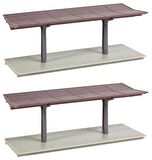 Faller 131366 1/87 Bekleme Platformu ( 2 Adet ) Demonte Plastik Maketi