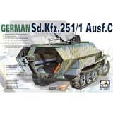 AFV Club AF35078 1/35 Sd.Kfz.251/1 Ausf.C Tank Demonte Plastik Maketi
