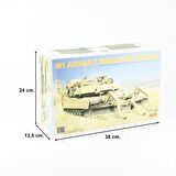 RFM 5011 1/35 Ölçek M1 ABV Mayın Temizleme Aparatlı, Taarruz İhlal Tankı Plastik Model Kiti