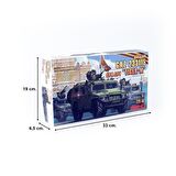 Meng VS-008 1/35 Ölçek Rus GAZ 233115 (Tiger-M) SPN SPV Zırhlı Aracı, Plastik Model Kiti