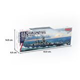Meng PS-004 1/700 Ölçek Amerikan U.S.S. Missouri (BB-63) Savaş Gemisi, Plastik Model Kiti