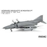 Meng LS-017 1/48 Ölçek McDonnell Douglas F-4E Phantom II Savaş Uçağı, Plastik Model Kiti