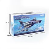 Meng LS-017 1/48 Ölçek McDonnell Douglas F-4E Phantom II Savaş Uçağı, Plastik Model Kiti