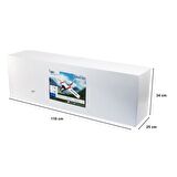TopRC 057C Cessna 182, 500 Class, Mavi, Brushless 800KV Motorlu, 30A ESC, 11.1V 2200 Mah Li-Po Pilli, 4 Kanallı Uzaktan Kumand