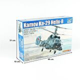Trumpeter 05110 1/35 Ölçek Kamov Ka-29 Helix-B Helikopter, Plastik Model Kiti