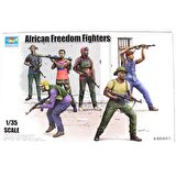 Trumpeter 00438 1/35 Ölçek Afrikalı Özgürlük Savaşçısı Figürleri Plastik Model Kiti