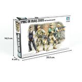 Trumpeter 00420 1/35 Ölçek PMC-VIP Koruma Tim Irak'ta Figürleri Plastik Model Kiti