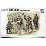 Trumpeter 00419 1/35 Ölçek PMC Saldırı Timi ırak'ta (2005) Figürleri Plastik Model Kiti