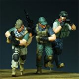 Trumpeter 00419 1/35 Ölçek PMC Saldırı Timi ırak'ta (2005) Figürleri Plastik Model Kiti