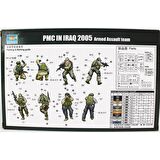 Trumpeter 00419 1/35 Ölçek PMC Saldırı Timi ırak'ta (2005) Figürleri Plastik Model Kiti