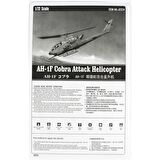 HobbyBoss 87224 1/72 Ölçek AH-1F Cobra Attack, Askeri Helicopter Plastik Model Kiti