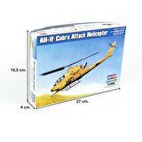 HobbyBoss 87224 1/72 Ölçek AH-1F Cobra Attack, Askeri Helicopter Plastik Model Kiti