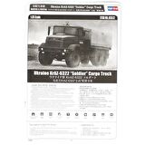 HobbyBoss 85512 1/35 Ölçek Ukraine KrAZ-6322 Askeri Kamyon Plastik Model Kiti