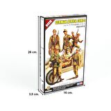 HobbyBoss 84410 1/35 Ölçek Alman (DAK) Afrika Askerleri, Askeri Figür Plastik Model Kiti