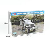 HobbyBoss 83833 1/35 Ölçek CCKW-352 Machine Gun Turret, Askeri Kamyon Plastik Model Kiti