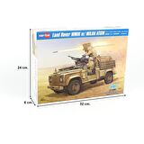 HobbyBoss 82447 1/35 Ölçek Land Rover WMIK w/MILAN ATGM, Askeri Cip Plastik Model Kiti