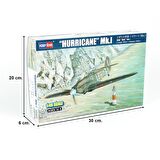 HobbyBoss 81777 1/48 Ölçek Hawker Hurricane Mk.I, Savaş Uçağı Plastik Model Kiti