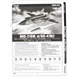 HobbyBoss 81770 1/48 Ölçek MiG-31BM. w/KH-47M2, Savaş Uçağı Plastik Model Kiti