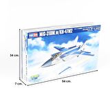 HobbyBoss 81770 1/48 Ölçek MiG-31BM. w/KH-47M2, Savaş Uçağı Plastik Model Kiti