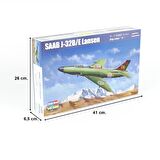 HobbyBoss 81752 1/48 Ölçek SAAB J-32B/E Lansen, Savaş Uçağı Plastik Model Kiti