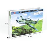 HobbyBoss 81727 1/48 Ölçek Brazilian EMB314 Super Tucano, Askeri Uçak Plastik Model Kiti