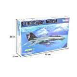 HobbyBoss 80368 1/48 Ölçek F-14D Super Tomcat, Savaş Uçağı Plastik Model Kiti