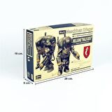 Hasegawa 64128 1/35 Ölçek, PKA Ausf. M Melusine (Wald Geist) (2 Adet), Bilim Kurgu Plastik Model Kiti
