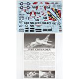 Hasegawa PT25 7225 1/48 Ölçek, F-8E Crusader, Savaş Uçağı Plastik Model Kiti