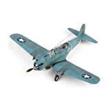 Academy 12324 1/48 Ölçek, USN SB2U-3(Battle of Midway) Savaş Uçağı, Plastik Model Kiti