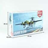Academy 12336 1/48 Ölçek, USAAF B-25B Battle of Midway (80th Anniversary) Savaş Uçağı, Plastik Model Kiti