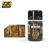 AK Interactive 263 35 ml. Ahşap Eskitme Efekti, Wash Serisi Enamel Model Boyası