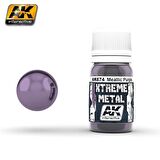 AK Interactive 674 30 ml. Metalik Mor Rengi, Xtreme Metal Serisi Model Boyası