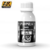 AK Interactive 759 100 ml. Mikrofiller ve Beyaz Astar Profesyonel Model Boyası