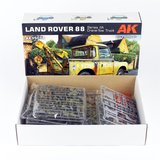 AK Interactive 35014 1/35 Ölçek, Land Rover 88 Series IIA (Vinçli Çekici), Askeri Araç Plastik Model Kiti
