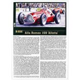 Mistercraft D222ST 1/24 Alfa Romeo Alfetta Yarış Arabası Plastik Model Kiti