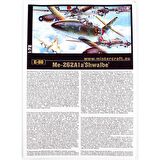 Mistercraft E060 1/72 Me-262-1A  (Schwalbe) Savaş Uçağı Plastik Model Kiti