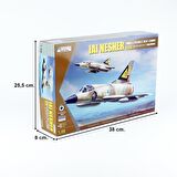 Kinetic K48056 1/48 IAI Nesher ( Single/Double Seat Combo ) Savaş Uçağı, Plastik Model Kiti